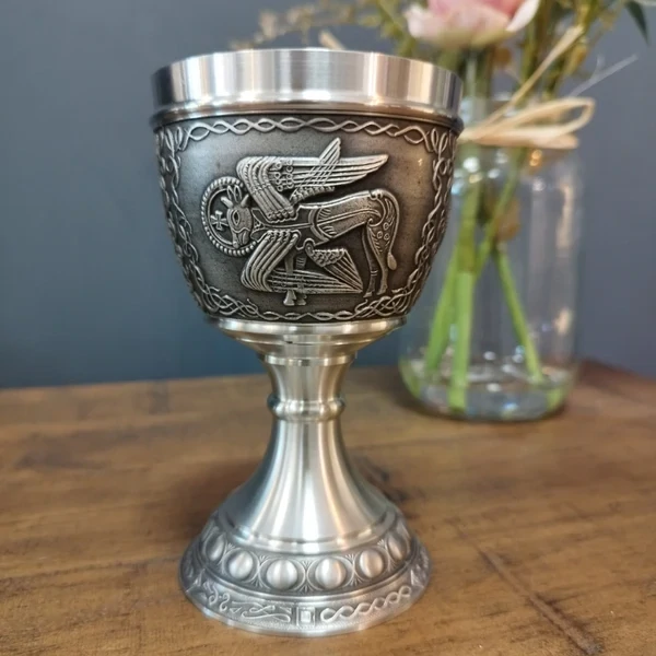 Mullingar Pewter Evangelist Goblet (8oz) - Luke &quot;The Ox&quot;