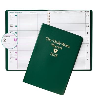 2025 Daily Mass Record Book