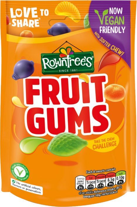 Nestle Fruit Gum Bag
