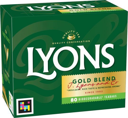 Lyons Gold Blend- 80 Tea Bags