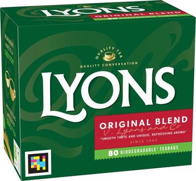 Lyons Original Blend- 80 Tea Bags