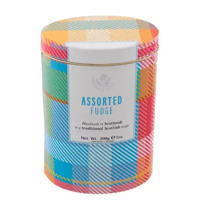 Fudge Tartan Tin