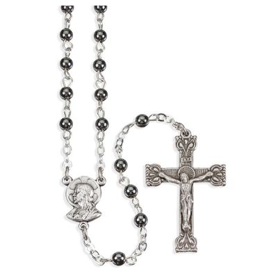 4mm Hematite Gemstone Rosary