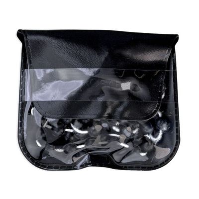 Black Cord Rosary in Vinyl Pouch