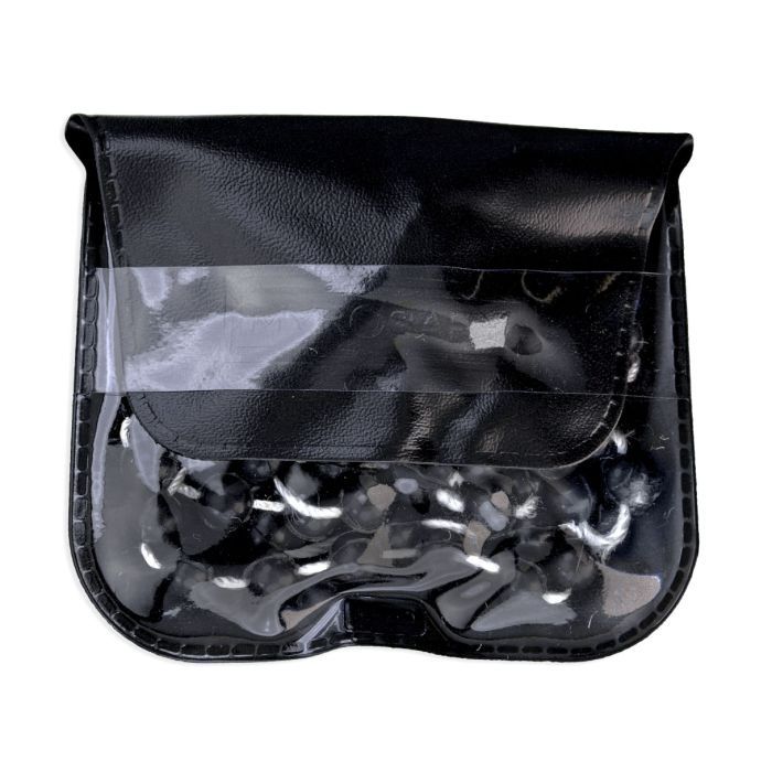 Black Cord Rosary in Vinyl Pouch