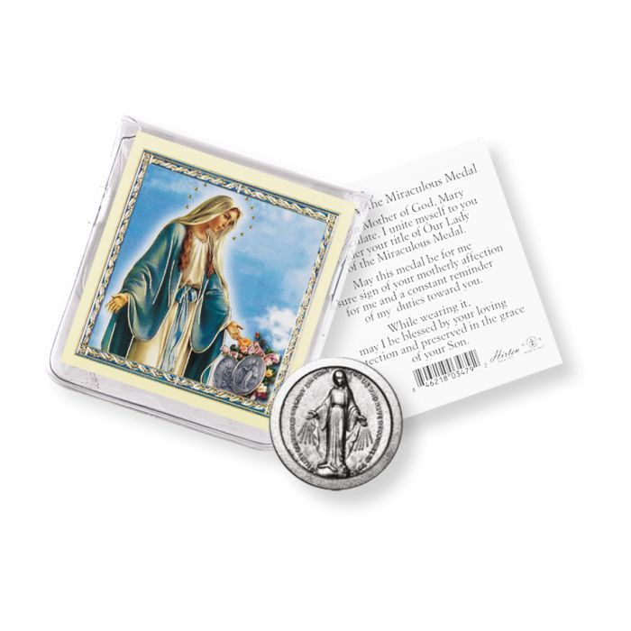 Our Lady of the Miraculous Medal Coin in Pouch