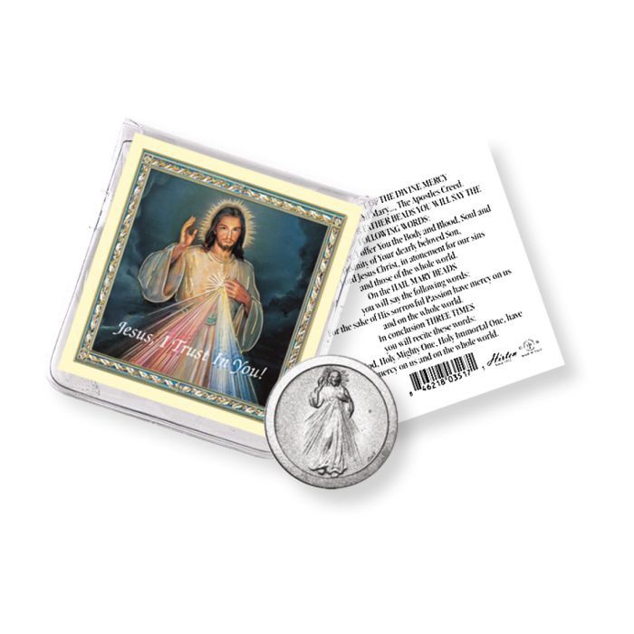 Divine Mercy Coin in Pouch
