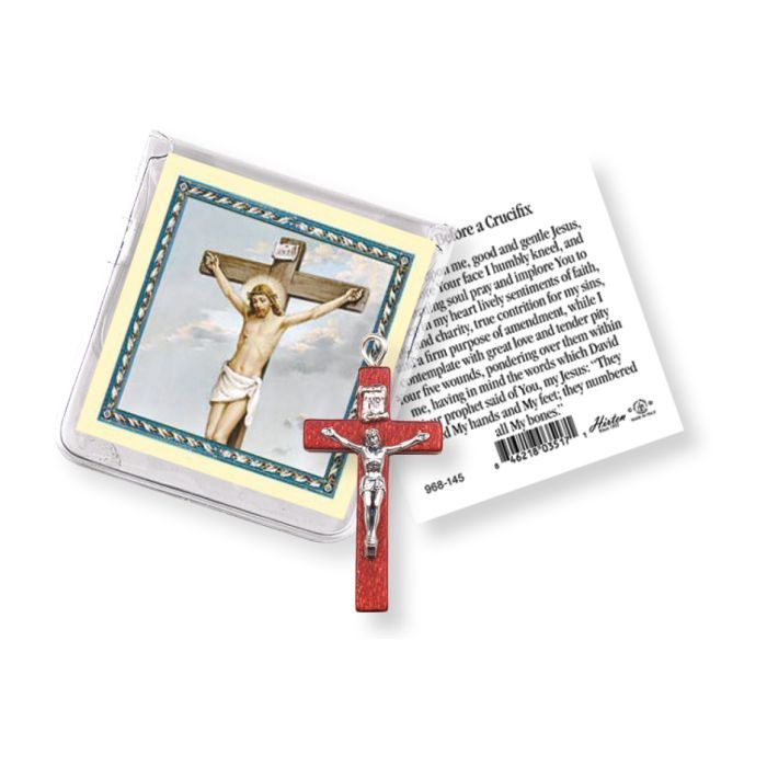 Prayer Before a Crucifix in Pouch