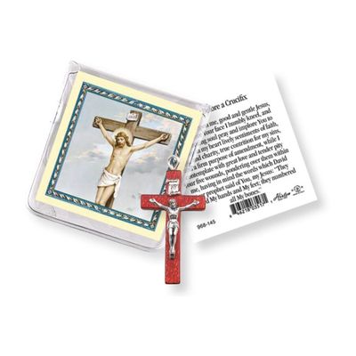 Prayer Before a Crucifix in Pouch