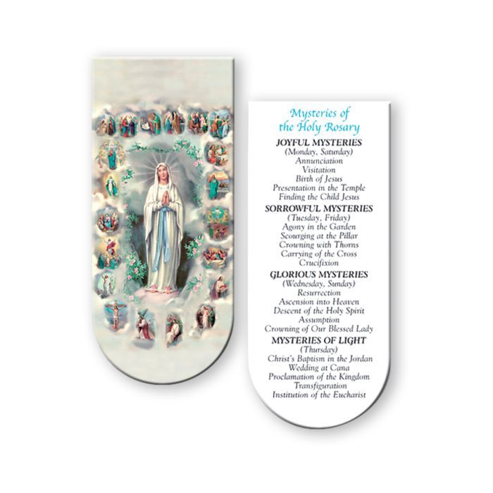 Mysteries of the Rosary Magnetic Bookmark