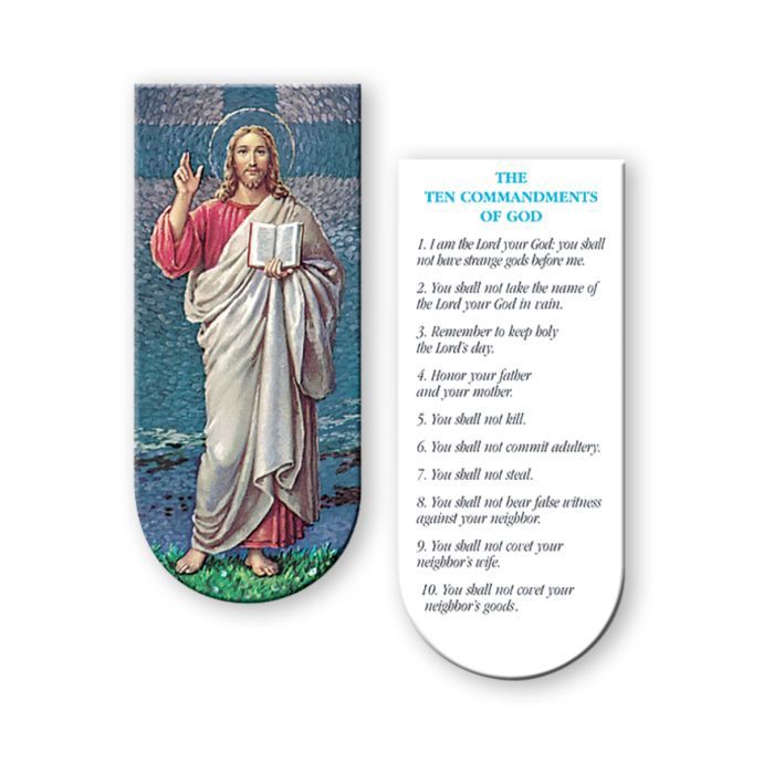 The Ten Commandments Magnetic Bookmark
