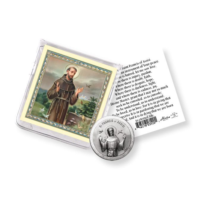 St. Francis Coin in Pouch