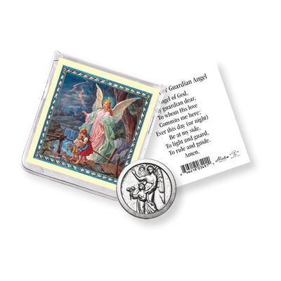 Guardian Angel Coin in Pouch