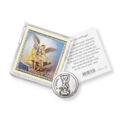 St. Michael Coin in Pouch