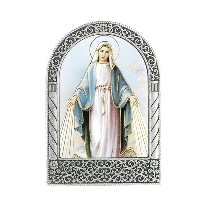 Our Lady of Grace Metal Easel