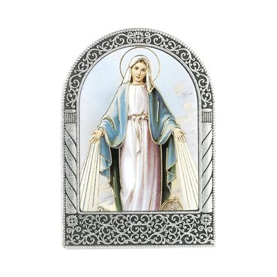 Our Lady of Grace Metal Easel