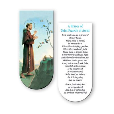 Saint Francis of Assisi Magnetic Bookmark