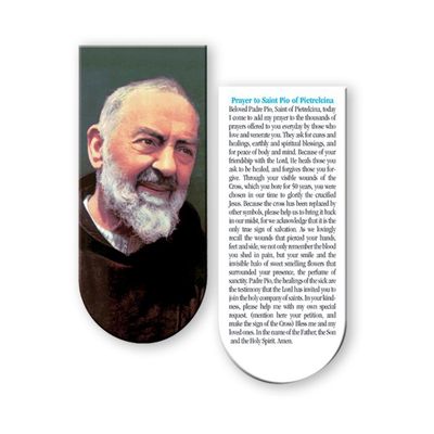 Saint Pio Magnetic Bookmark