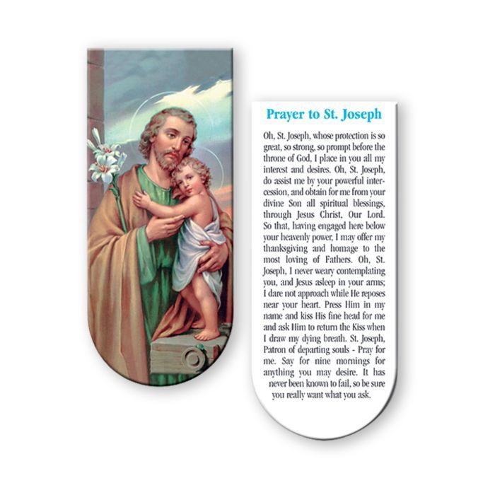 Saint Joseph Magnetic Bookmark