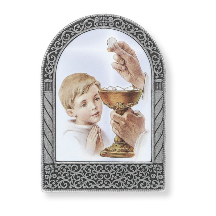 Communion Boy Metal Easel
