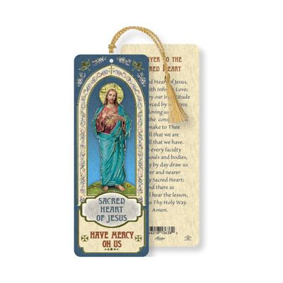 Sacred Heart of Jesus Laminated Bookmark