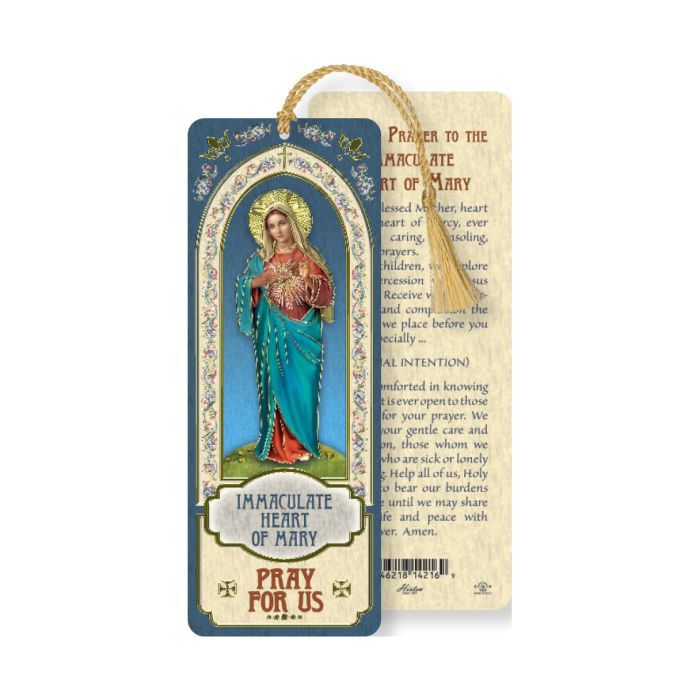 Immaculate Heart of Mary Laminated Bookmark
