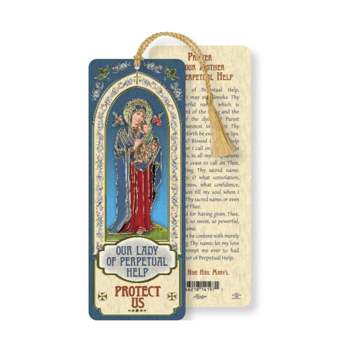 Our Lady of Perpetual Help Laminated Bookmark