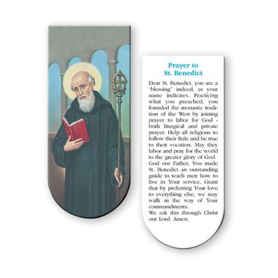 Saint Benedict Magnetic Bookmark