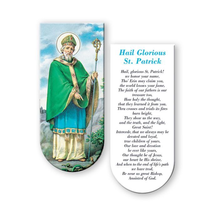 Saint Patrick Magnetic Bookmark