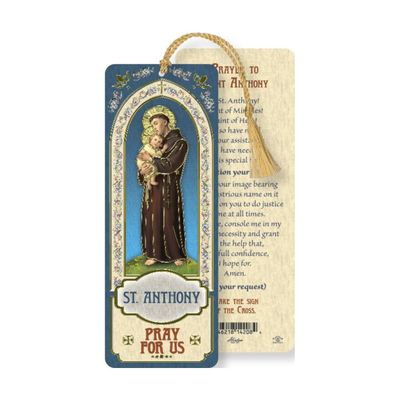 Saint Anthony Laminated Bookmark