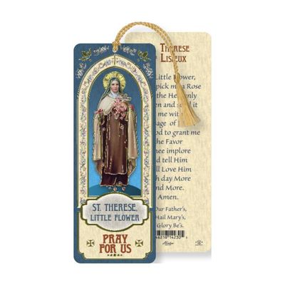 Saint Therese Laminated Bookmark