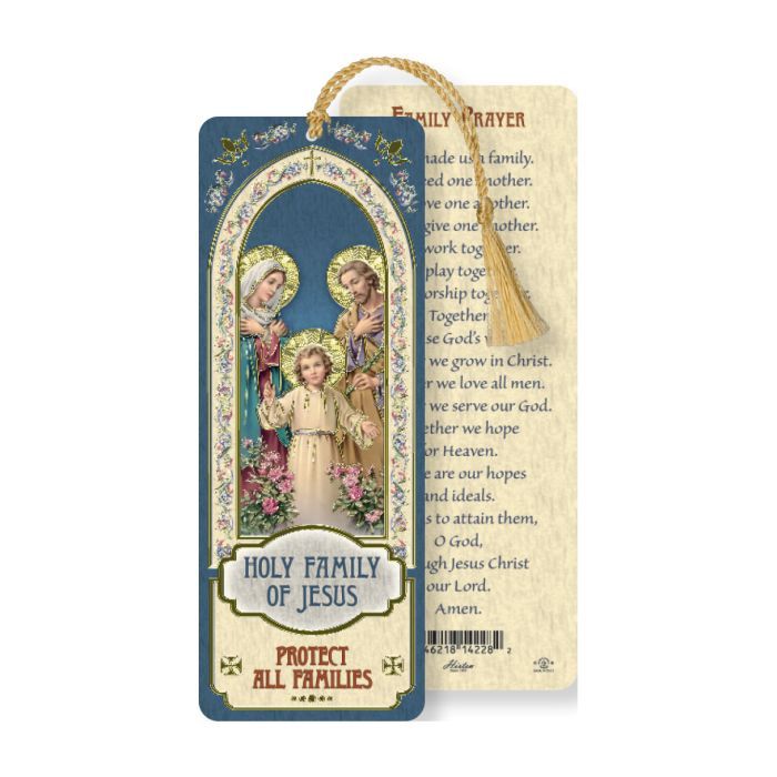 Holy Family Laminated Bookmark