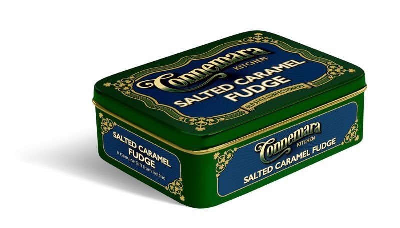 Tin of Smooth Salted Caramel Fudge