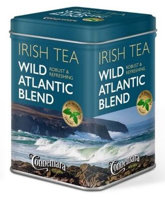 Tin of Breakfast Tea Flavoured “Wild Atlantic Blend” Teabags