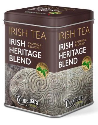 Tin of Breakfast Tea Flavoured “Irish Heritage Blend” Teabags