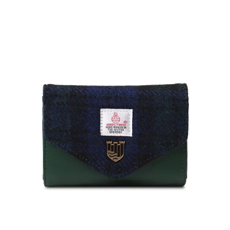 Harris Tweed® Small Clasp Purse- Black Watch Tartan