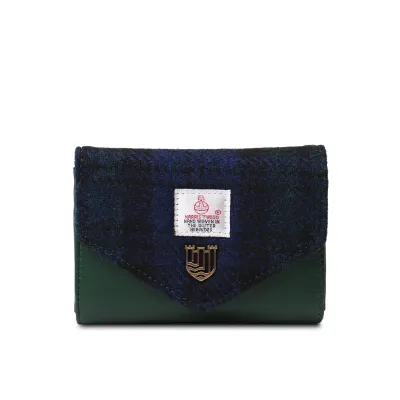 Harris Tweed® Small Clasp Purse- Black Watch Tartan