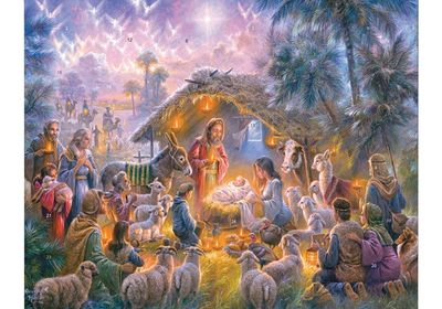 Large Traditional Advent Calendar- Light of the World