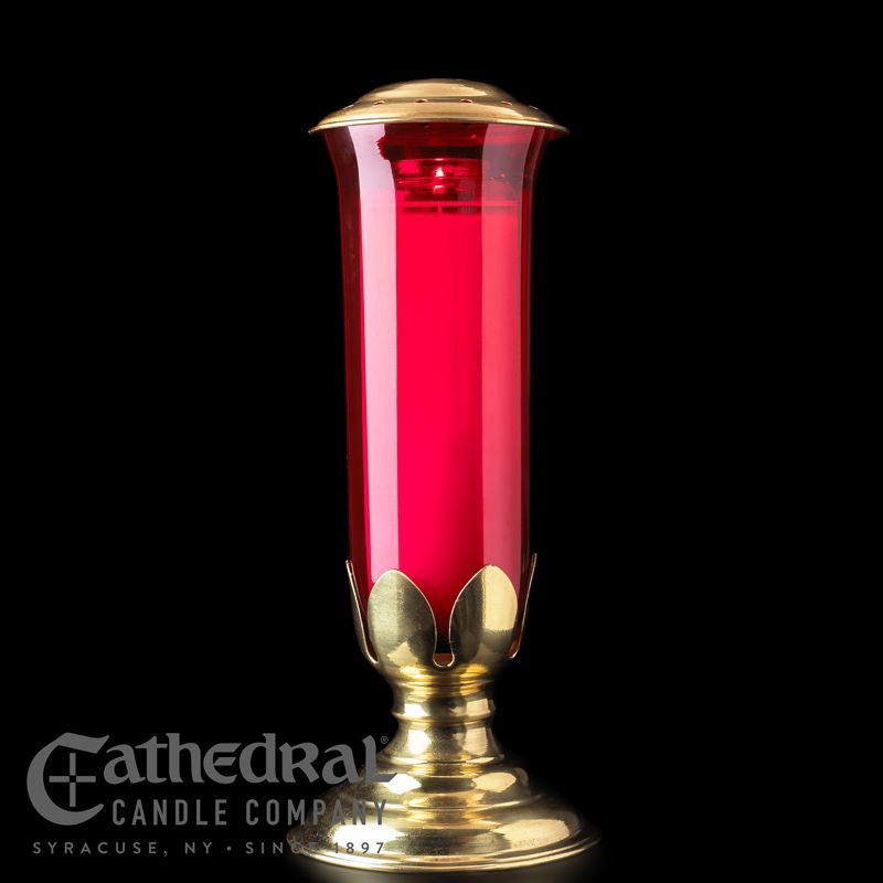 Brass 8-Day Tulip Style Stand