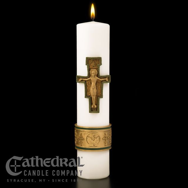 Cross of St. Francis Christ Candle
