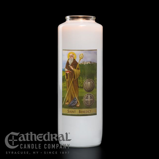 St. Benedict 6-Day Candle