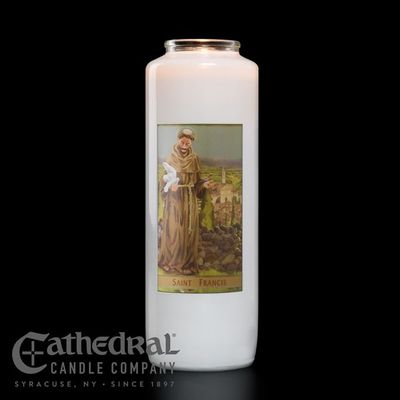 St. Francis 6-Day Candle