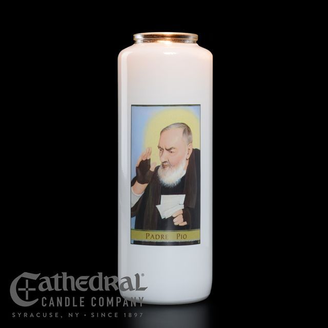 Padre Pio 6-Day Candle