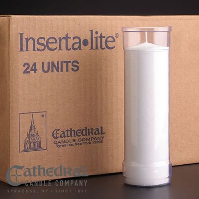 6-Day Clear Inserta-Lite Candle, One Candle