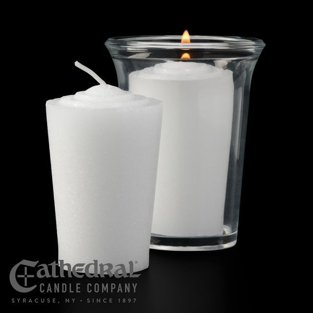 24-Hour Tapered Votives- Box of 36 Candles