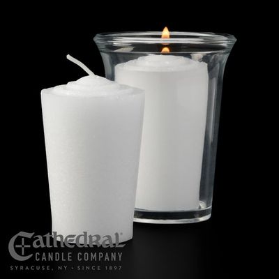 24-Hour Tapered Votives- Box of 36 Candles