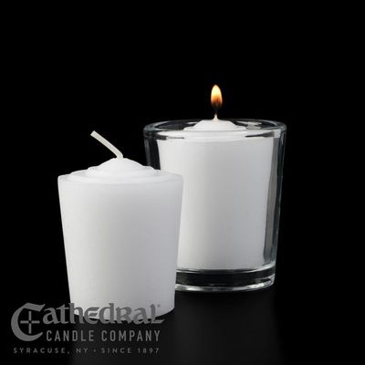 15-Hour Tapered Votives- Box of 36 Candles
