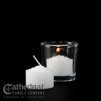 6-Hour Straight Side Votives- Box of 144 Candles