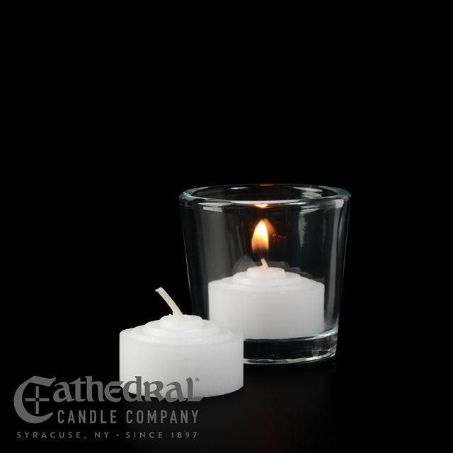 4-Hour Straight Side Votives- Box of 144 Candles