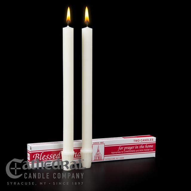 Candlemas Candles 51% BW 10-1/4&quot; SFE, 2 Candles